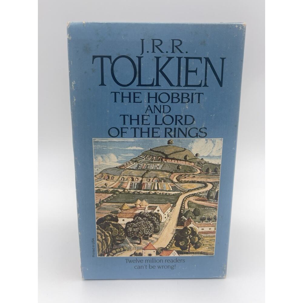 Lord of the Rings JRR Tolkien Box Set 1986 Ballantine 4 Paperback Books, Hobbit - Picture 3 of 16